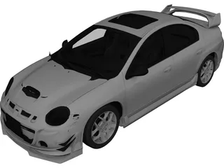 Dodge Neon SRT4 3D Model preview