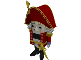 Nutcracker 3D Model preview