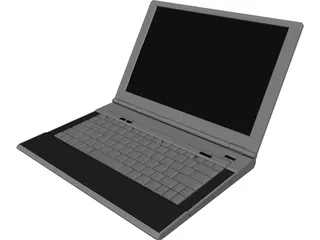Notebook 3D Model preview