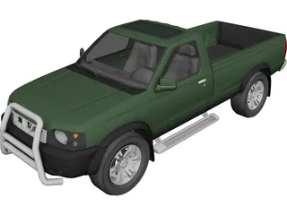 Nissan Navara D22 DX 4X4 3D Model preview