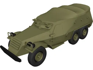 BTR 152 3D Model preview