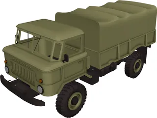 GAZ 66 3D Model preview