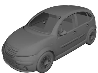 Citroen C3 3D Model preview
