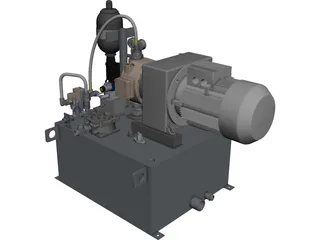 Hydraulic System 3D Model preview