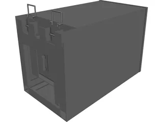 Container 3D Model preview