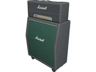 Marshall  Guitar Amp 3D Model preview
