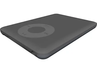 iPod Nano 2nd Gen 3D Model preview