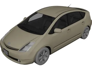 Toyota Prius 3D Model preview