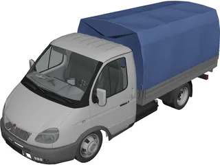 GAZ 3302 3D Model preview