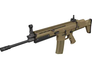 Gun Automatshe 3D Model preview