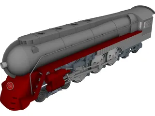 Train New York Central System 3D Model preview