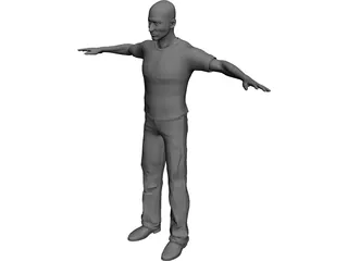 Man 3D Model preview