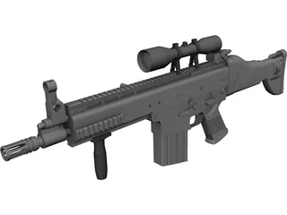 Scar-H 3D Model preview