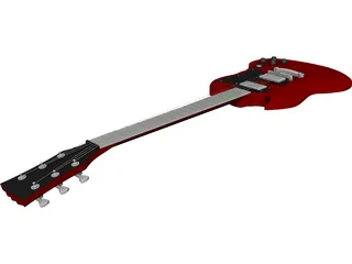 Guitar SG Gibson 3D Model preview