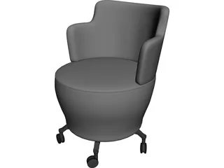 Tarn Orangebox Chair 3D Model preview