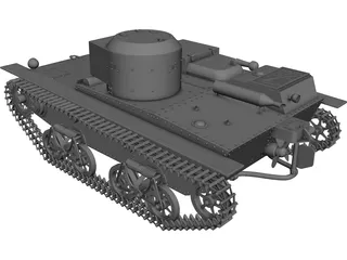 T-38 3D Model preview