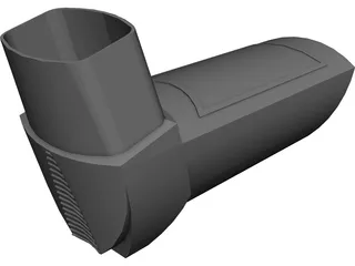 Asthma Inhaler 3D Model preview