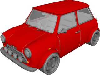 Mini Cooper 3D Model preview