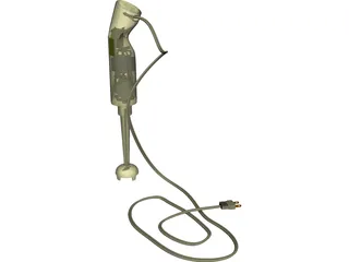 Hand Mixer Moulinex 3D Model preview