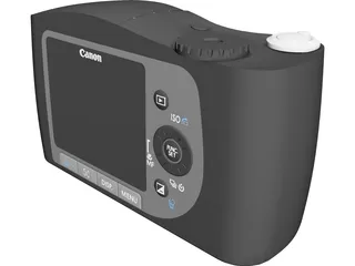 Canon SX120 IS Powershot 3D Model preview