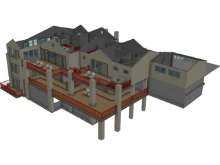House 3D Model preview