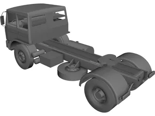 Renault Truck 3D Model preview
