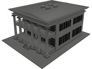 Bank 3D Model preview
