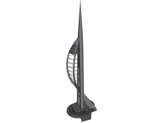 Spinnaker Tower 3D Model preview