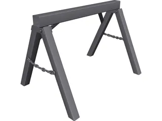 Metal Trestle 3D Model preview