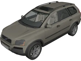 Volvo XC90 3D Model preview