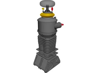 Lost In Space B-9 Robot 3D Model preview