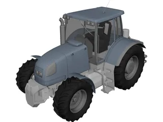 Tractor 3D Model preview