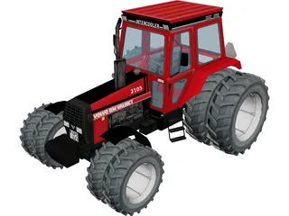 Volvo Valmet 2105 Tractor 3D Model preview