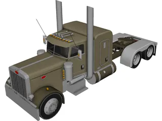 Peterbilt 359 (1976) 3D Model preview