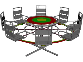 Carousel 3D Model preview
