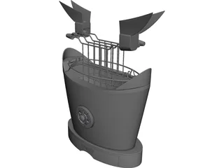Toast Bugatti 3D Model preview