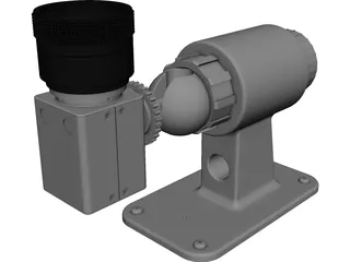 Security CCTV Camera 3D Model preview
