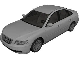 Hyundai Azera 3D Model preview