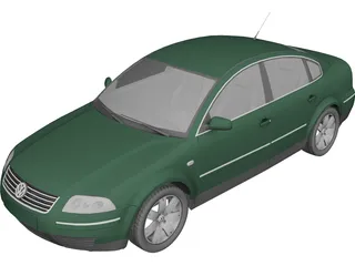 Volkswagen Passat 3D Model preview