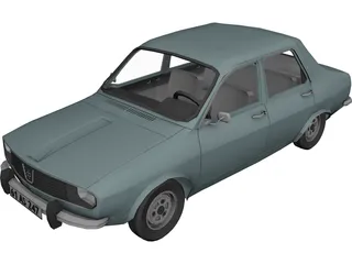 Renault 12 3D Model preview