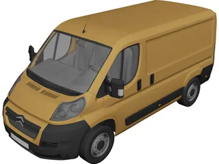 Citroen Jumper (2008) 3D Model preview