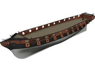La Creole Hull 3D Model preview