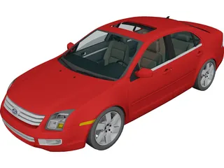 Ford Fusion 3D Model preview
