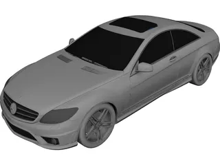 Mercedes-Benz CL65 AMG 3D Model preview