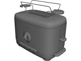Philips Toaster 3D Model preview
