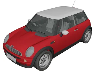 Mini Cooper 3D Model preview