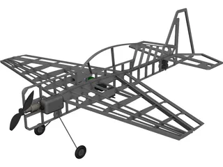 RC Yak 54 3D Model preview