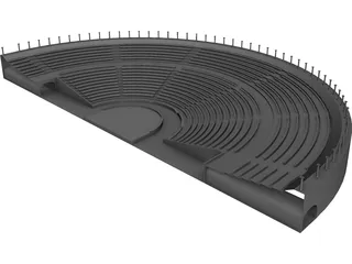 Odeon Amphitheater 3D Model preview