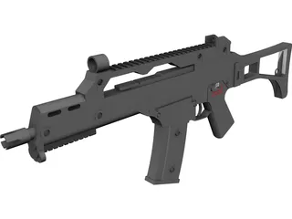 Heckler&Koch G36C 3D Model preview