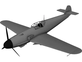 Messerschmitt ME-109 F1 3D Model preview